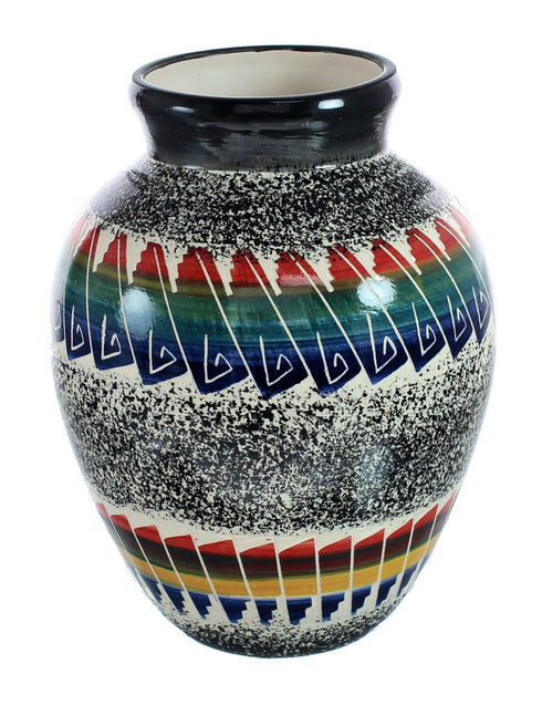 Native American Pottery Hand Crafted Navajo Pot By Agnes Woods JX127344